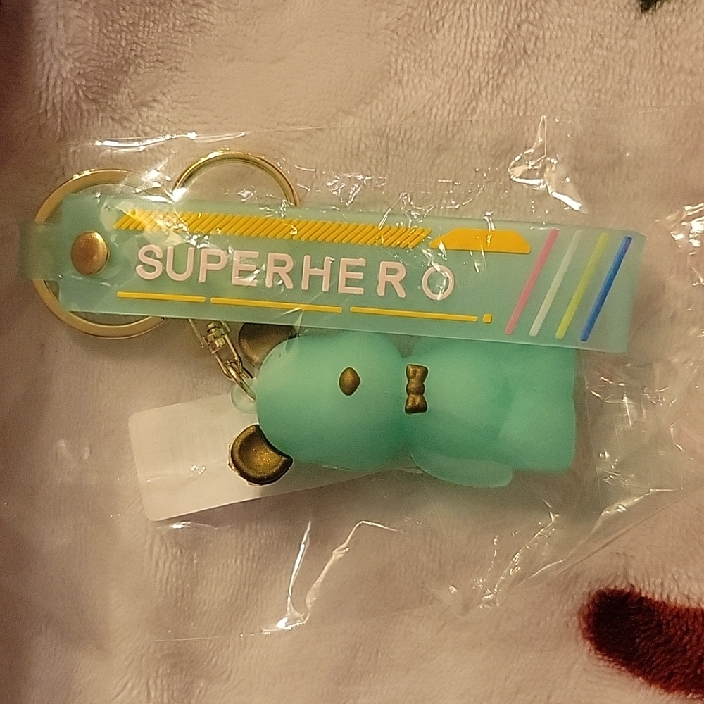 Acrylic bear keychain